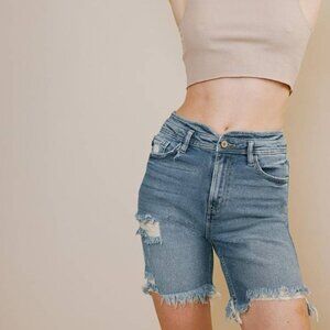 HIGH RISE BERMUDA SHORTS